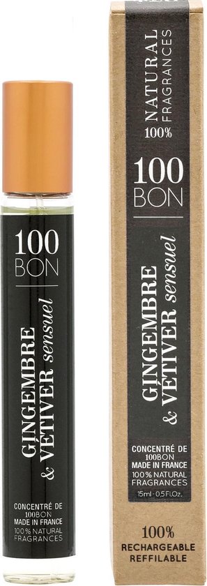 297x840-237 100 Bon Gingembre & Vetiver Sensuel Refillable Eau De Parfum 15ml - Image 1