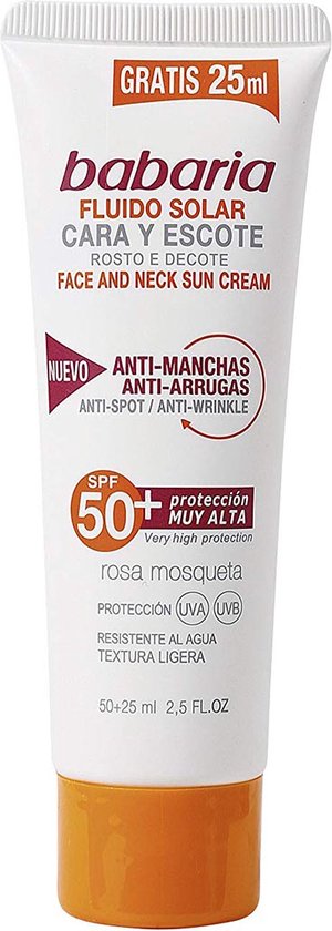 300x840-73 Gezichtszonnecrème SOLAR ADN SENSITIVE Babaria Spf 50 (75 ml) (Uniseks) (75 ml) - Image 1