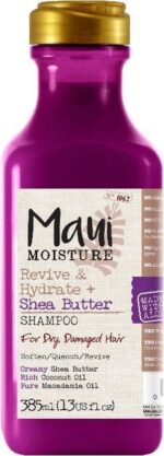 Maui Moisture Revive  Hydrate Shea Butter Shampoo DroogBeschadigd Haar 385ml - Image 2