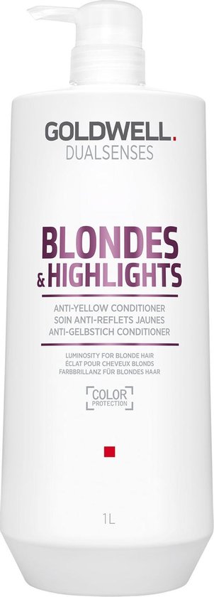 302x840-75 Goldwell Dualsenses Blondes & Highlights Anti-Yellow Conditioner 1000 ml - Image 1