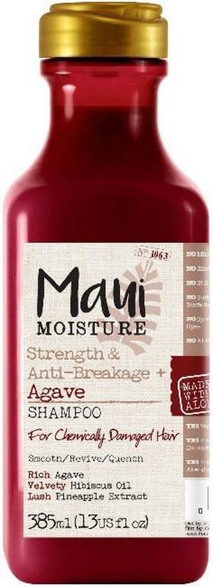 305x840-9 Maui Moisture Strength & Anti-breakage Agave Shampoo 385 ml - vrouwen - Voor Beschadigd haar - Image 1