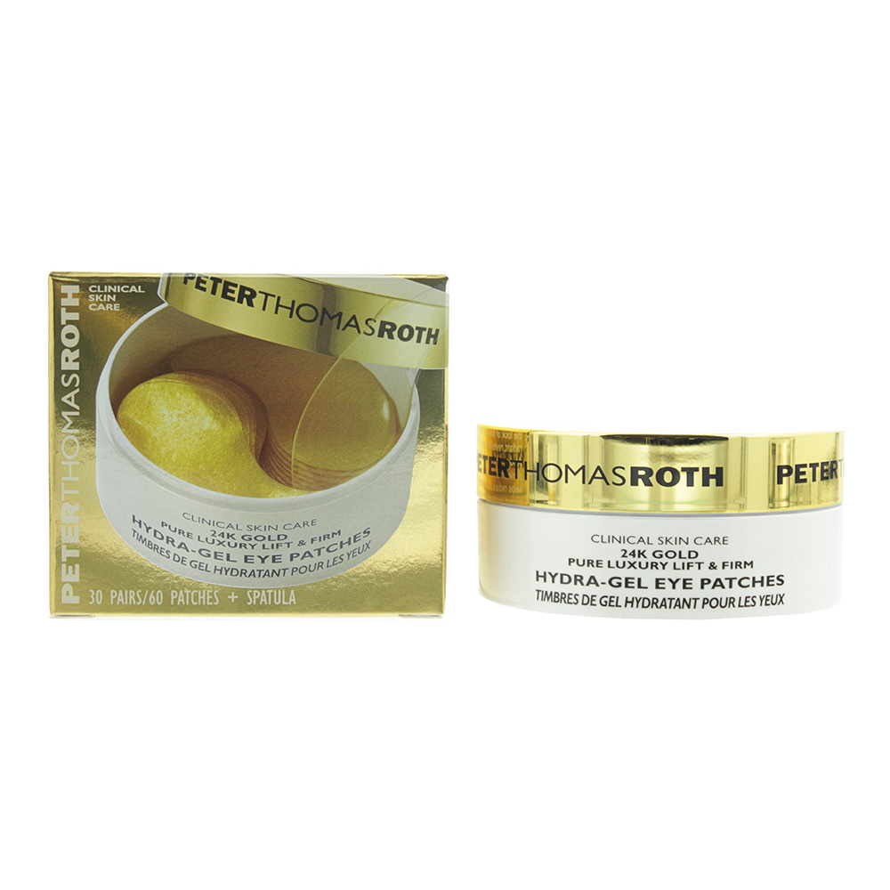 10025769-001 Peter Thomas Roth 24k Gold Pure Luxury Lift Firm Hydra gel Eye Patches 60pcs - Image 1