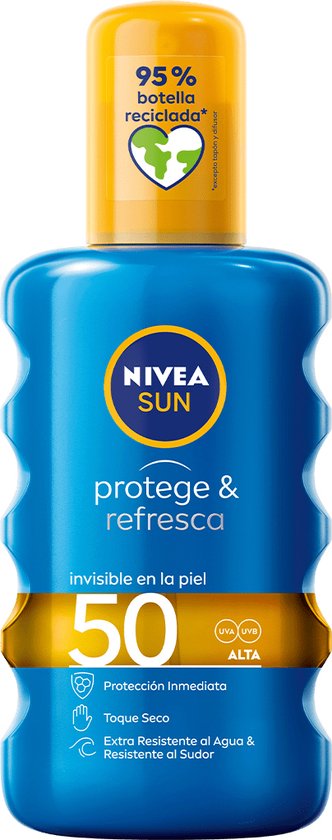 332x840-11 Sun Protect & Refresh Spray Spf50 By Nivea 200 Ml - Image 1