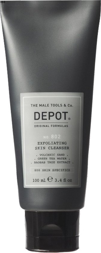 337x840-70 DEPOT 802 EXFOLIATING SKIN CLEANSER 100ML - Image 1