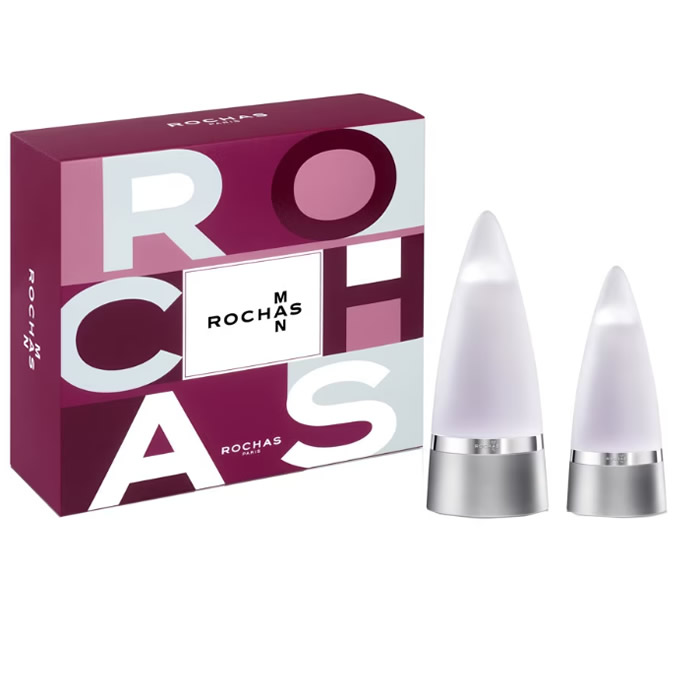 3386460140676 Rochas Man Eau De Toilette Spray 100ml Set 2 Pieces - Image 1