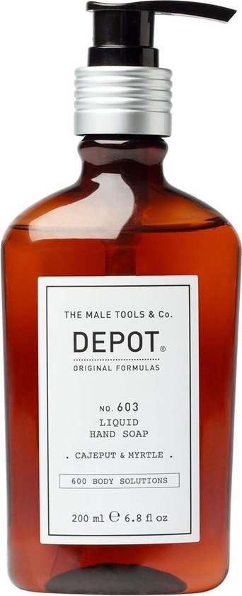 342x840-59 Depot 603 liquid hand soap Cajeput & Myrtle 200ml - Image 1