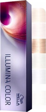 Vopsea permanenta Wella Professionals Illumina Color Platinum Lily  Blond Platina Roz  60ml - Image 2
