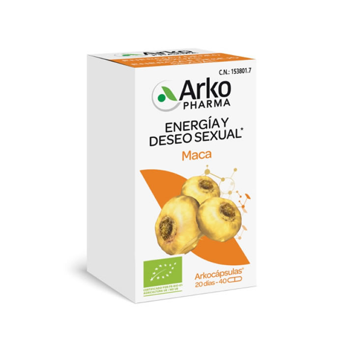 3578836110875_1 Arkopharma Maca Energy & Sexual Desire 40 Capsules - Image 1