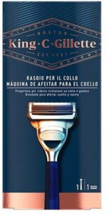 Manual shaving razor King C Gillette Neck Razor Blue - Image 4