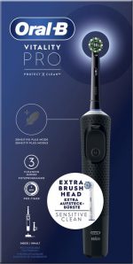 Oral-B Vitality Pro Volwassene Roterende-oscillerende tandenborstel Zwart - Image 3