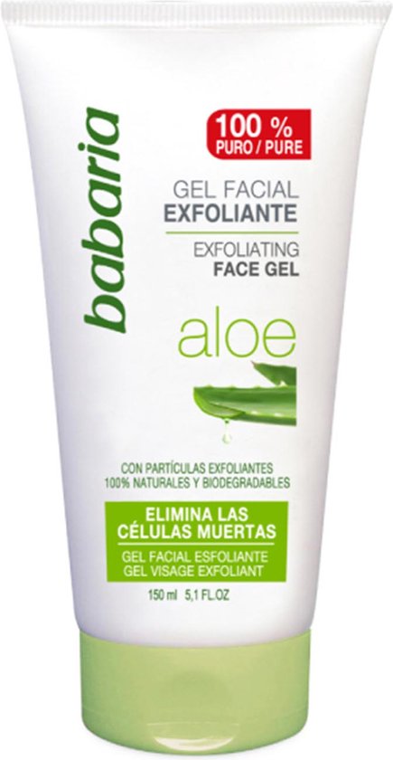 435x840-51 Exfoliërende Gezichtsgel Babaria Aloë Vera (100 ml) - Image 1
