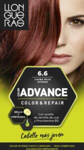 Color Advance Hair Colour By Llongueras #6.6-caoba-rojo-intenso - Image 2