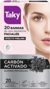 Facial Hair Removal Strips Carbón Activado Taky (20 uds) - Image 2