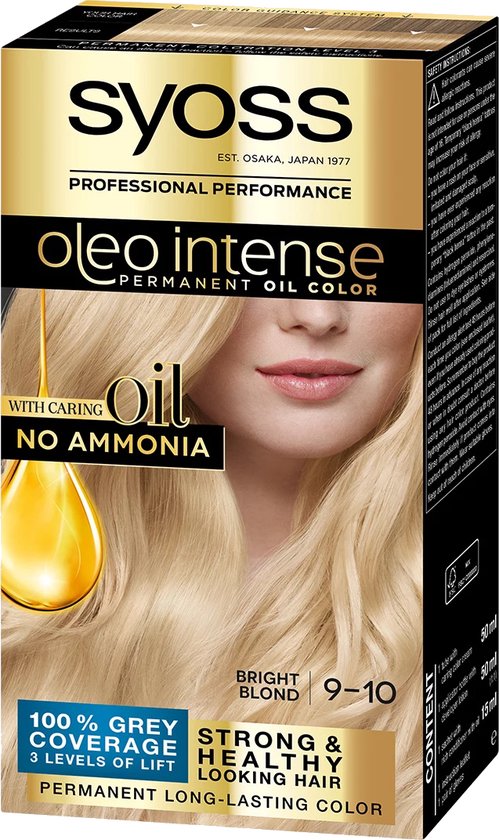 499x840-35 Permanent Dye Olio Intense Syoss Nº 9,10 Luminous Blonde - Image 1