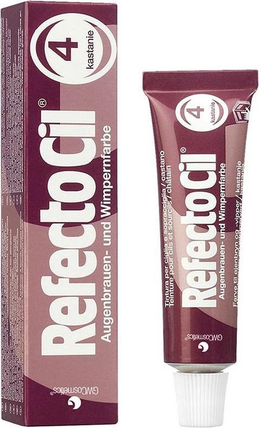 509x840 RefectoCil Wenkbrauw- en Wimperverf - Nr. 4 Kastanje - 15 ml - Image 1
