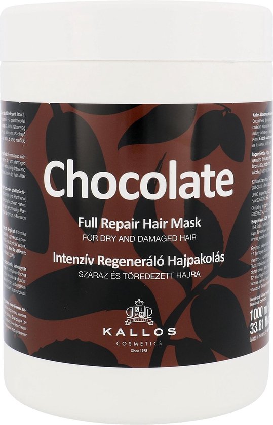 539x840-112 Kallos - Chocolate Chocolate Full Repair Hair Mask - 1000ml - Image 1