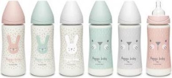 550x251-8 Suavinex Pp Premium Wide Mouth Bottle With Silicone Nipple And 3 Positions 360 Ml - Image 1