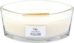 WoodWick Heartwick Flame Ellipse Geurkaars - White Tea & Jasmine - Image 3