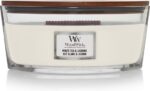 WoodWick Heartwick Flame Ellipse Geurkaars - White Tea & Jasmine