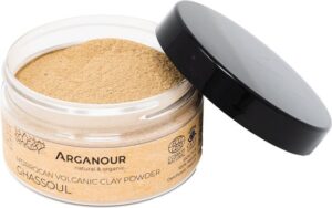 Kleimasker voor Gezicht en Haar Ghassoul Arganour (100 g) - Image 2