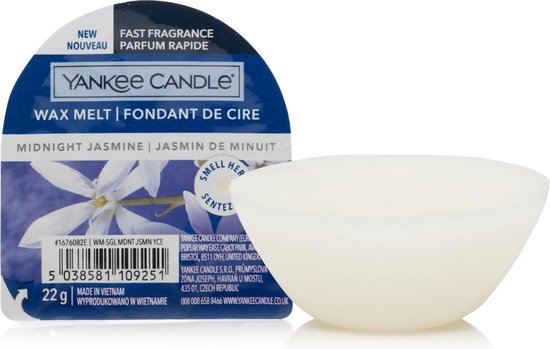 550x349-61 Yankee Candle - Midnight Jasmine Wax Melt ( půlnoční jasmín ) (U) - Image 1
