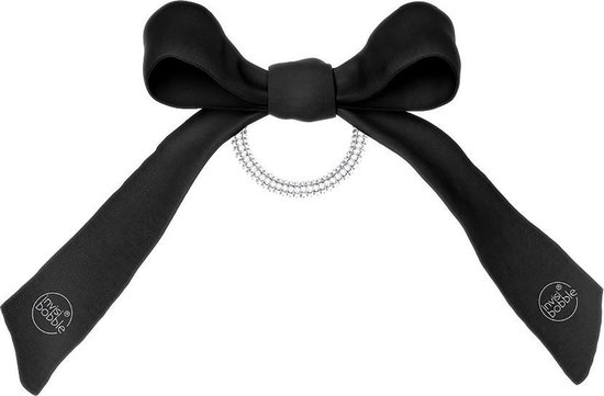 550x361-105 Invisibobble - Wrapstar - Zwart met print - Haarelastiek met lint - 1 stuk - Image 1