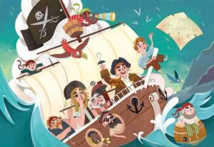 Clementoni Supercolor Puzzel - The Pirates - 104 Stukjes - Image 2