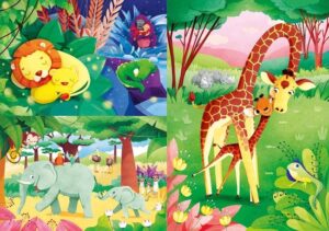 Clementoni Legpuzzel Jungle Friends 48 Stukjes 3 Stuks - Image 2