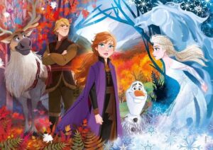 Clementoni Kinderpuzzels - Disney Frozen 2, Legpuzzel Set 20+60+100+180 Stukjes, 3-5 jaar - 21411 - Image 4