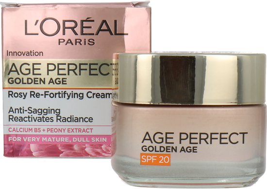 550x390-20 L'Oréal Age Perfect Golden Age Rosy Re-Fortifying Dagcrème - 50 ml (licht beschadigd doosje) - Image 1