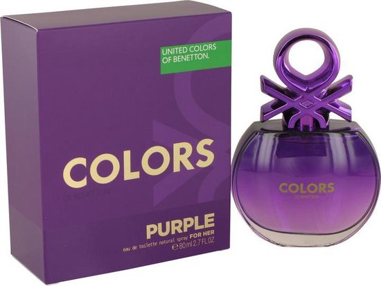 550x412-170 Benetton United Colors Of Purple Eau De Toilette Spray 80 Ml For Vrouwen - Image 1