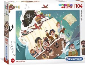 Clementoni Supercolor Puzzel - The Pirates - 104 Stukjes - Image 3