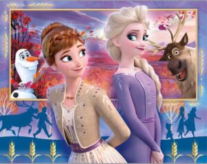 Clementoni Kinderpuzzels - Disney Frozen 2, Legpuzzel Set 20+60+100+180 Stukjes, 3-5 jaar - 21411 - Image 2