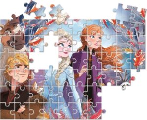 Clementoni - Puzzel 60 Stukjes Frozen 2, Kinderpuzzels, 5-7 jaar, 26058 - Image 2