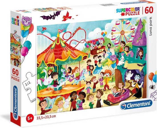 550x450-67 Clementoni - Legpuzzel - Luna Park - 60 Stukjes - Image 1