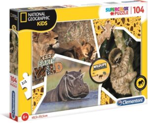 Clementoni Legpuzzel National Geographic Wildlife 104 Stukjes - Image 4