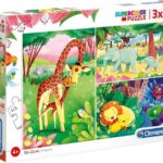 Clementoni Legpuzzel Jungle Friends 48 Stukjes 3 Stuks