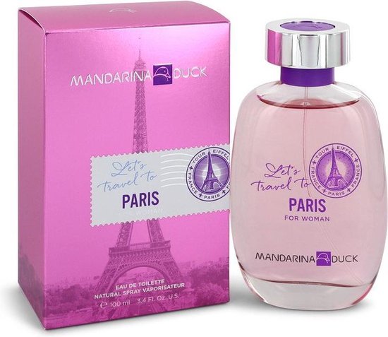 550x477-25 Mandarina Duck Let's Travel To Paris - Eau de toilette spray - 100 ml - Image 1