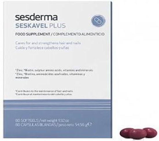 550x488-25 Sesderma Seskavel Plus Capsules 60 Capsules - Image 1