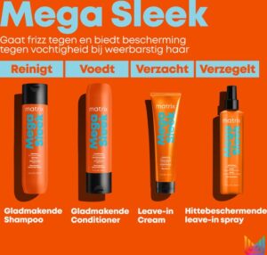 Matrix Mega Sleek Conditioner – Beschermt het haar tegen pluis en frizz – 300 ml - Image 4