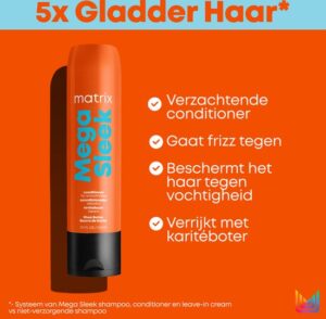 Matrix Mega Sleek Conditioner – Beschermt het haar tegen pluis en frizz – 300 ml - Image 3