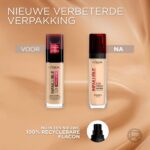 L’Oréal Paris Infaillible 32HR Fresh Wear Foundation - 140 - Langhoudende Foundation met SPF 25 en Vitamine C - 30ml - Image 2