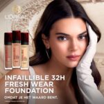L’Oréal Paris Infaillible 32HR Fresh Wear Foundation - 140 - Langhoudende Foundation met SPF 25 en Vitamine C - 30ml - Image 4