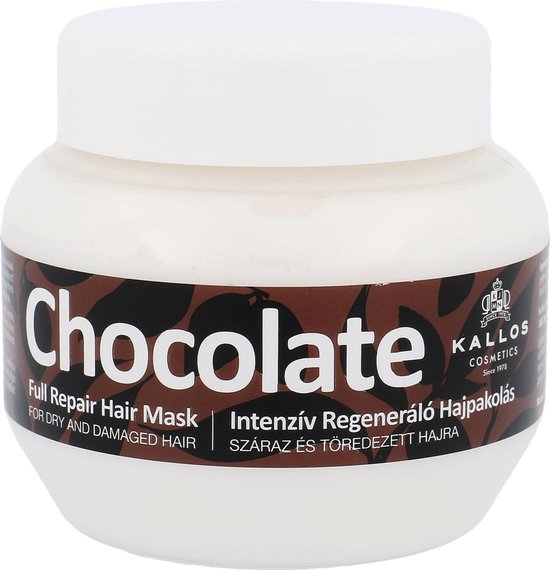 550x570-88 Herstellend Haar Masker Kallos Cosmetics Chocolate 275 ml - Image 1