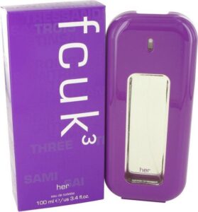 French Connection Fcuk 3 Eau De Toilette Spray 100 ml for Women - Image 2