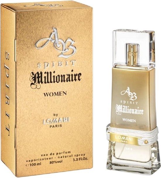 550x609-40 Lomani Spirit Millionaire Eau De Parfum Spray 100 ml for Women - Image 1