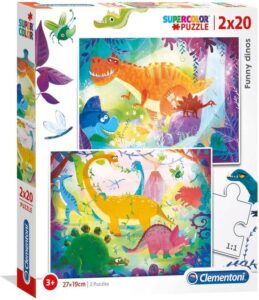 Clementoni Puzzel 2x20 stukjes Dino - Image 4