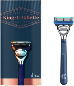 Manual shaving razor King C Gillette Gillette King Blue - Image 4