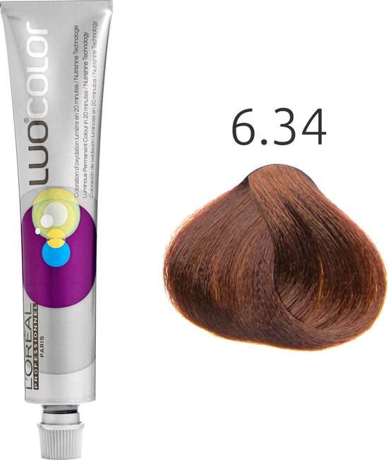 550x653-64 Permanent paint L Oreal Professionnel LuoColor 6 34 50ml - Image 1