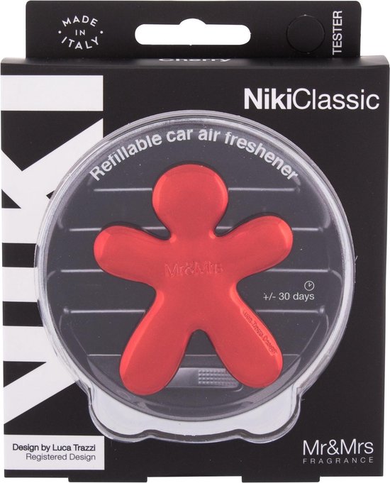 550x681-28 Mr & Mrs Fragrance Niki Car Chrome Red - Cherry - Image 1